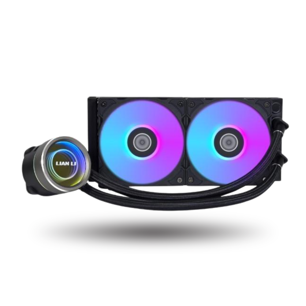 LIAN LI GALAHAD II TRINITY 240 BLACK - AIO ARGB EXTREME COOLING - 3TYPES OF PUMP COVER - IMPROVED DESIGNS & IMPROVED PERFORMANCE