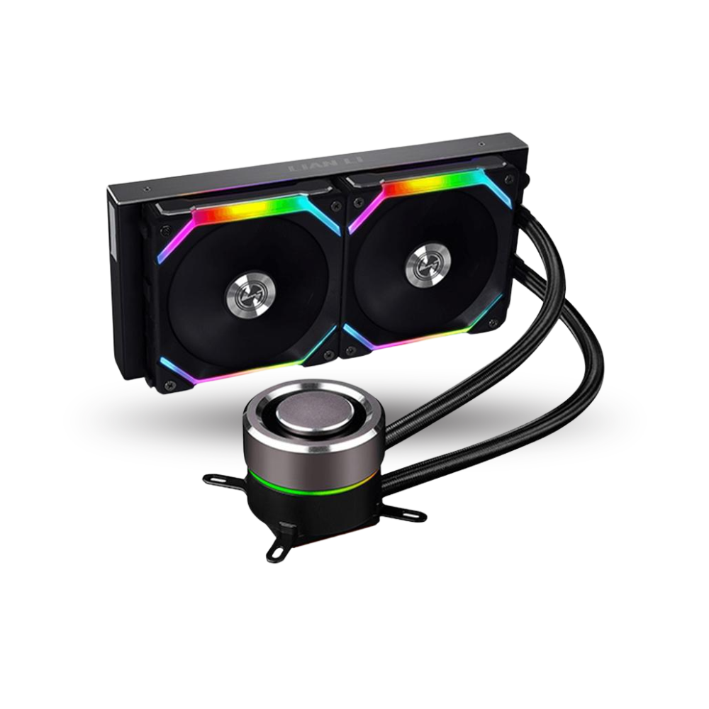 LIAN LI GALAHAD AIO UNI FAN SL Edition 240 - BLACK - ARGB - MAGNETIC ALUMINIUM CAP - ALUMINIUM HOUSING