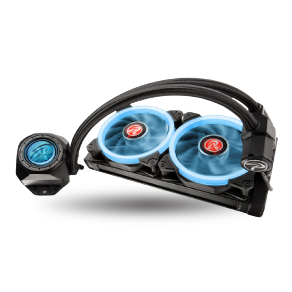 Raijintek ORCUS 240 - Best Perfomance AIO Liquid Cooling - 240mm Radiator - RGB Lighting - 2x RGB Fan 3800 RPM