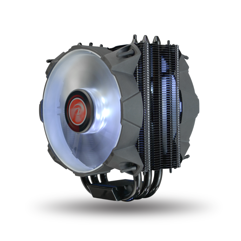 Raijintek Leto White - 120mm slim-type CPU cooler - Black Coated - AM4 Support
