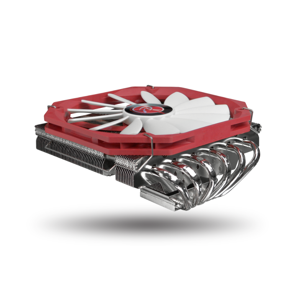 Raijintek Pallas - Low Profile CPU Cooler with 14cm Fan - Germany Brand