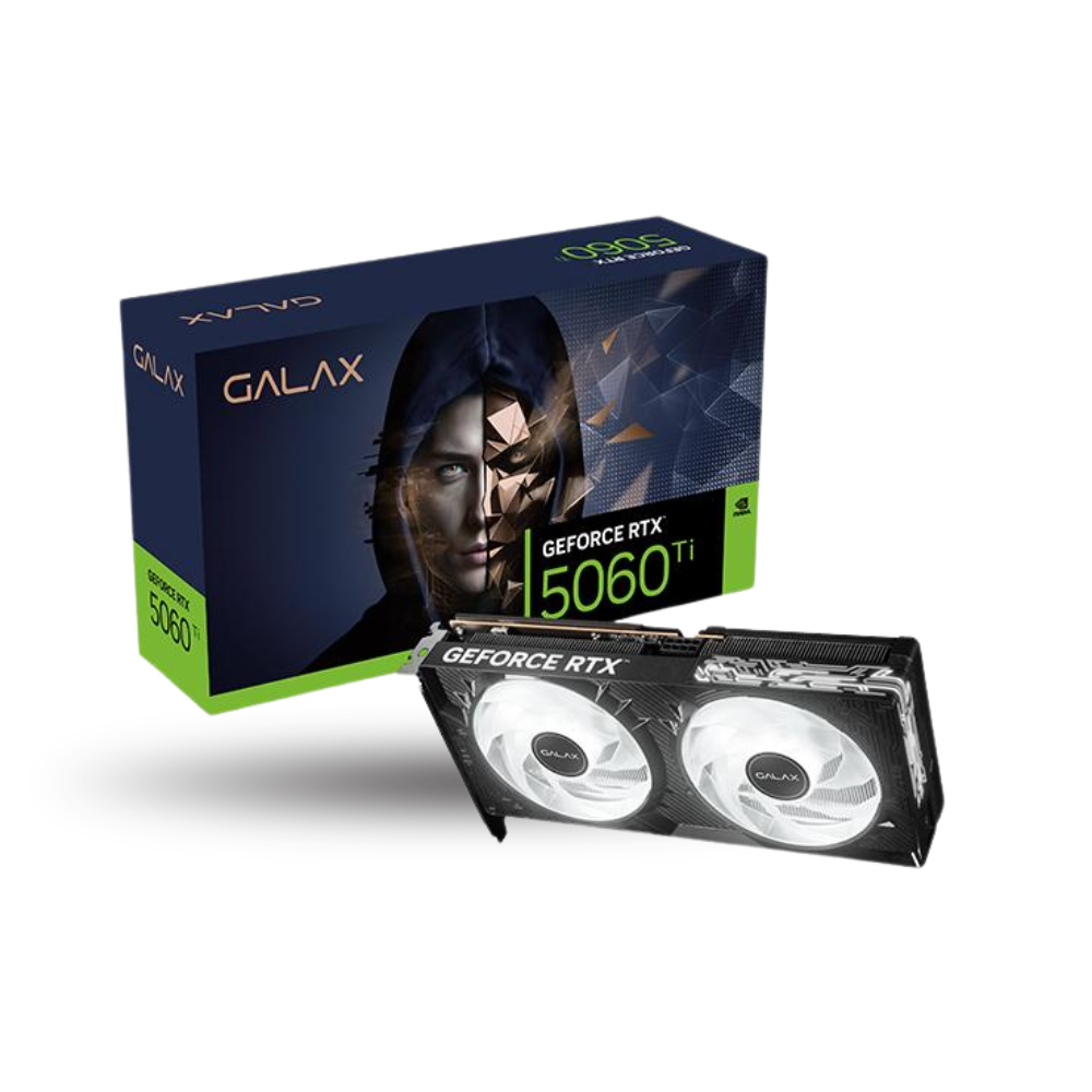GALAX GeForce RTX 5060 Ti 8GB GDDR7 (1-Click OC) - Lighting EFFECT - DUAL FAN - Garansi 3 Thn