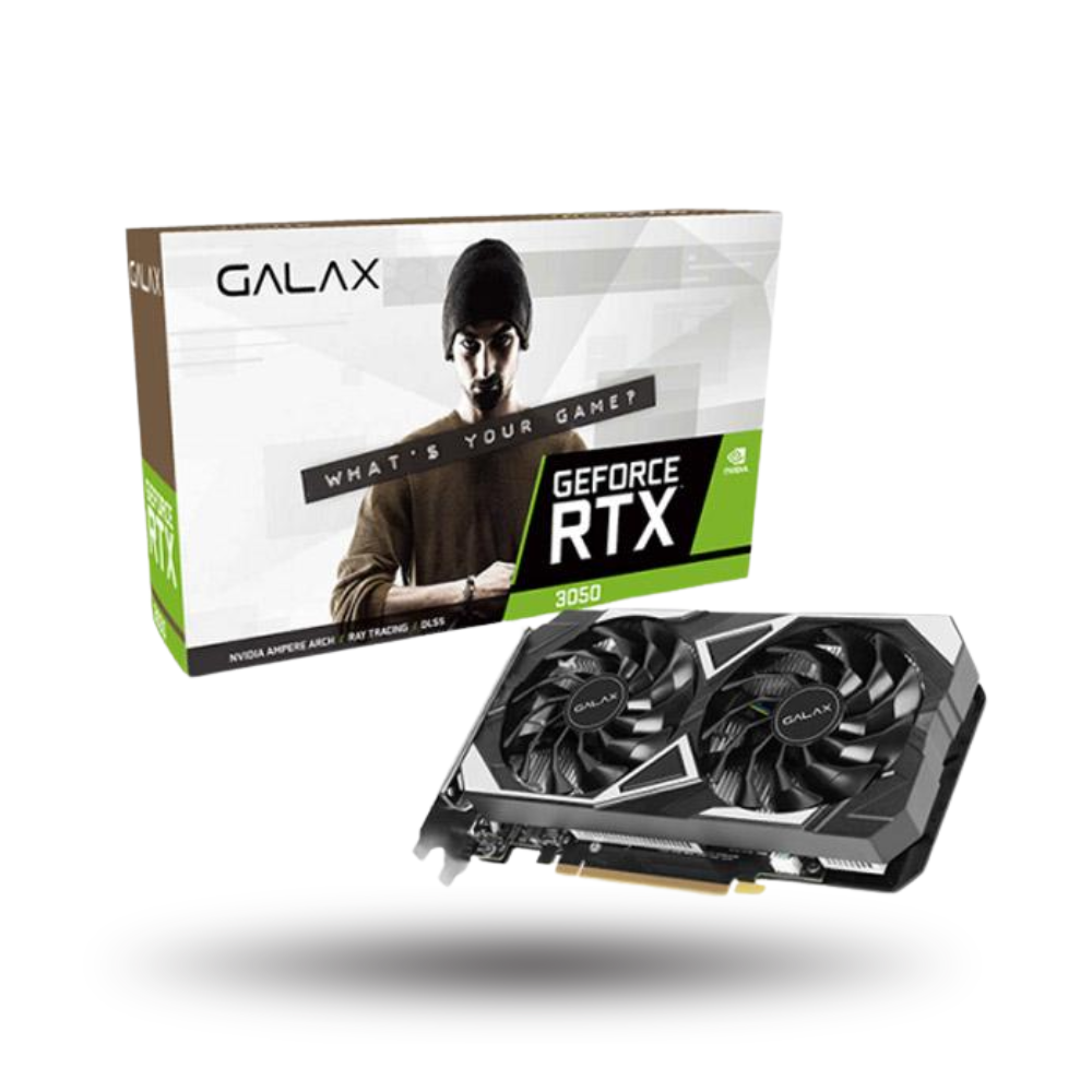 GALAX GeForce RTX 3050 6GB GDDR6 EX (1-Click OC) - DUAL FAN - Garansi 3 Thn