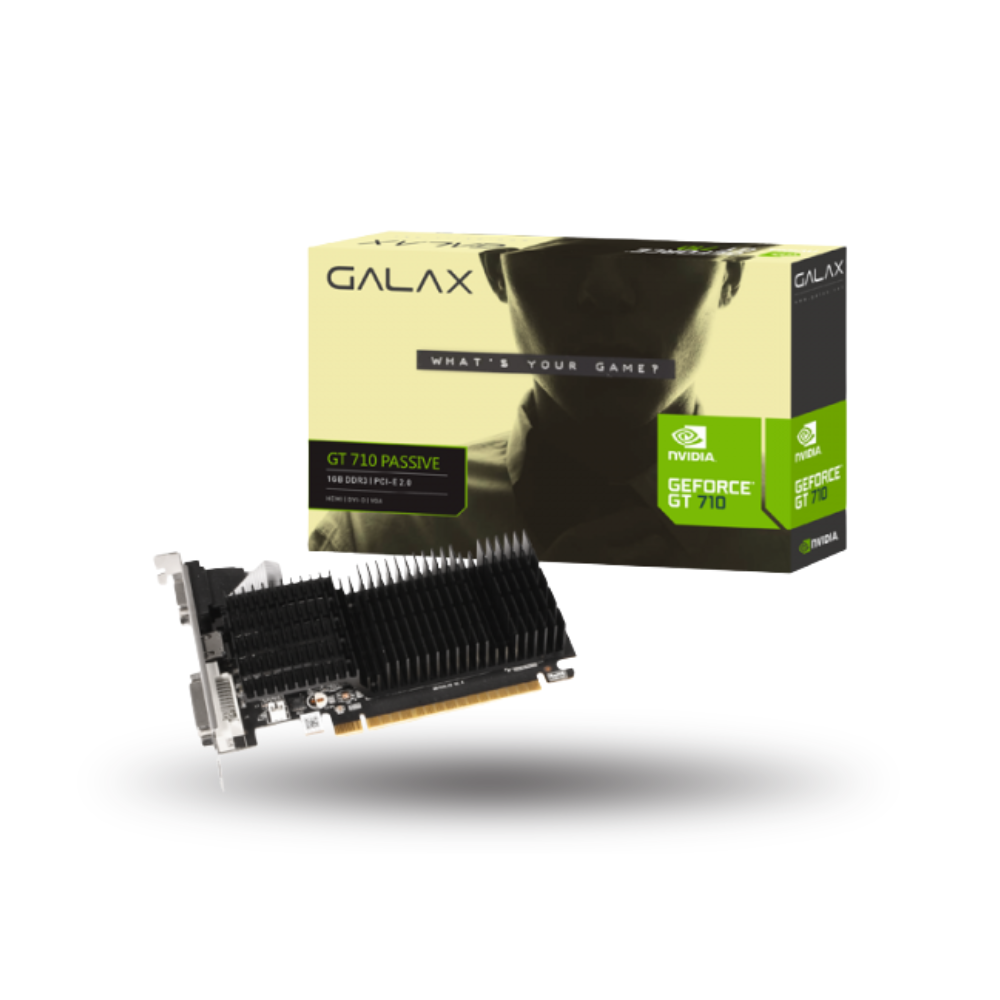 GALAX GeForce GT 710 1GB DDR3 - Support Low Profile - Garansi 2 Thn