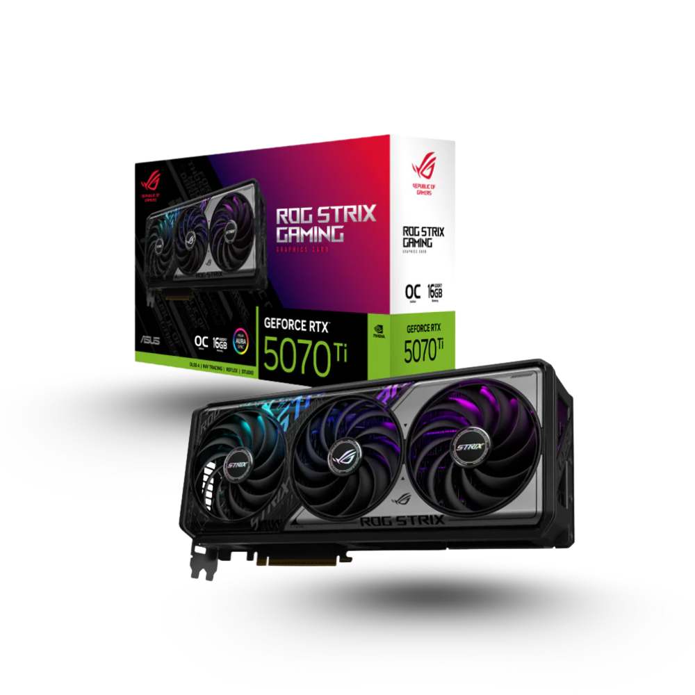 Asus GeForce RTX 5070 Ti 16GB GDDR7 ROG Strix OC Edition