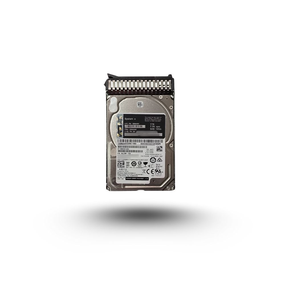 LENOVO 1TB SAS 7.2K 12G SFF HDD - LENOVO 00NA492