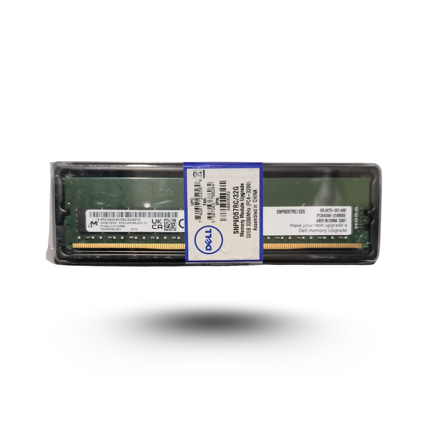 DELL Memory 32GB 2rx8 PC4-3200AA - DELL SNP9D57RC/32G