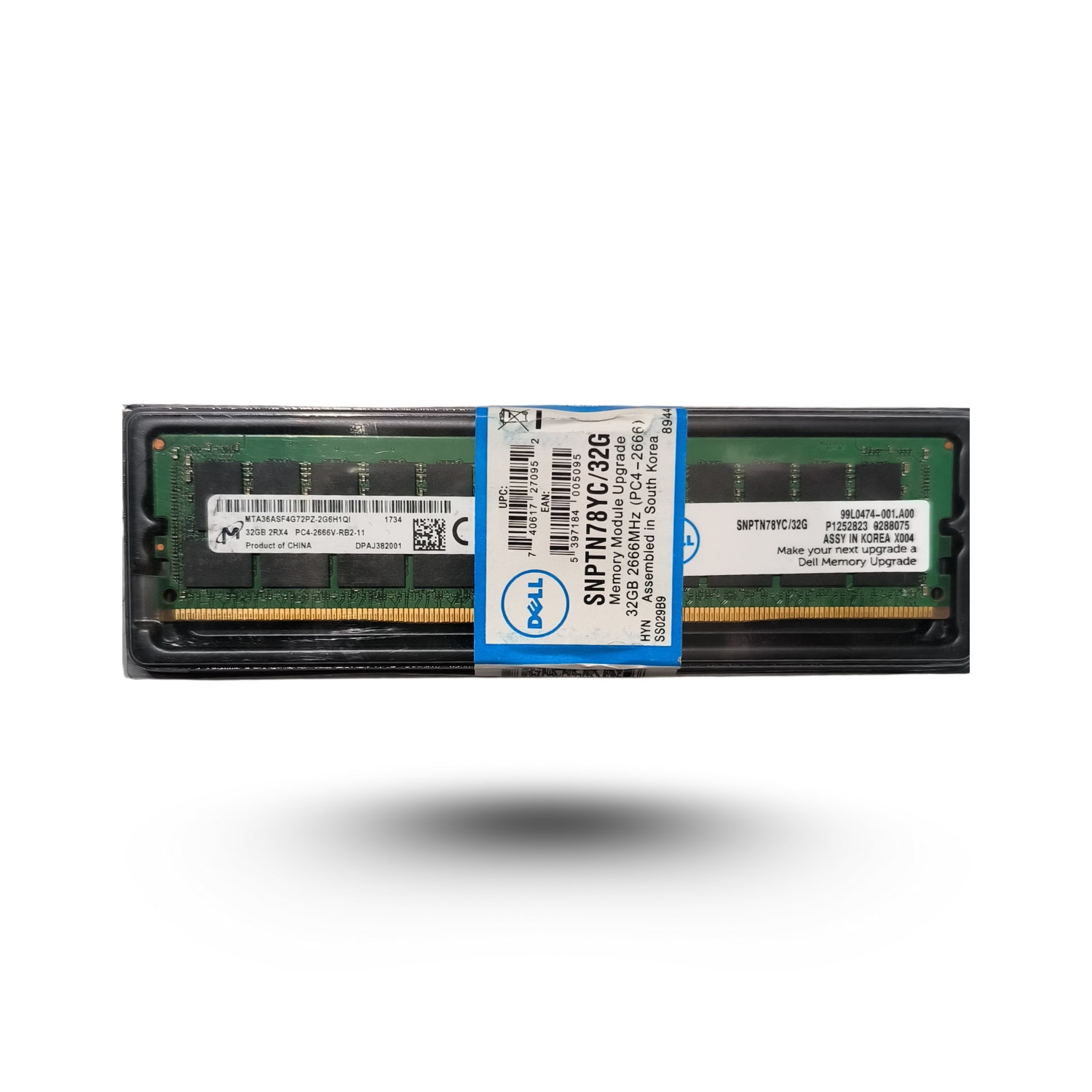 DELL MEMORY 32GB 2RX4 PC4-2666V-RB2 - DELL SNPTN78YC/32G