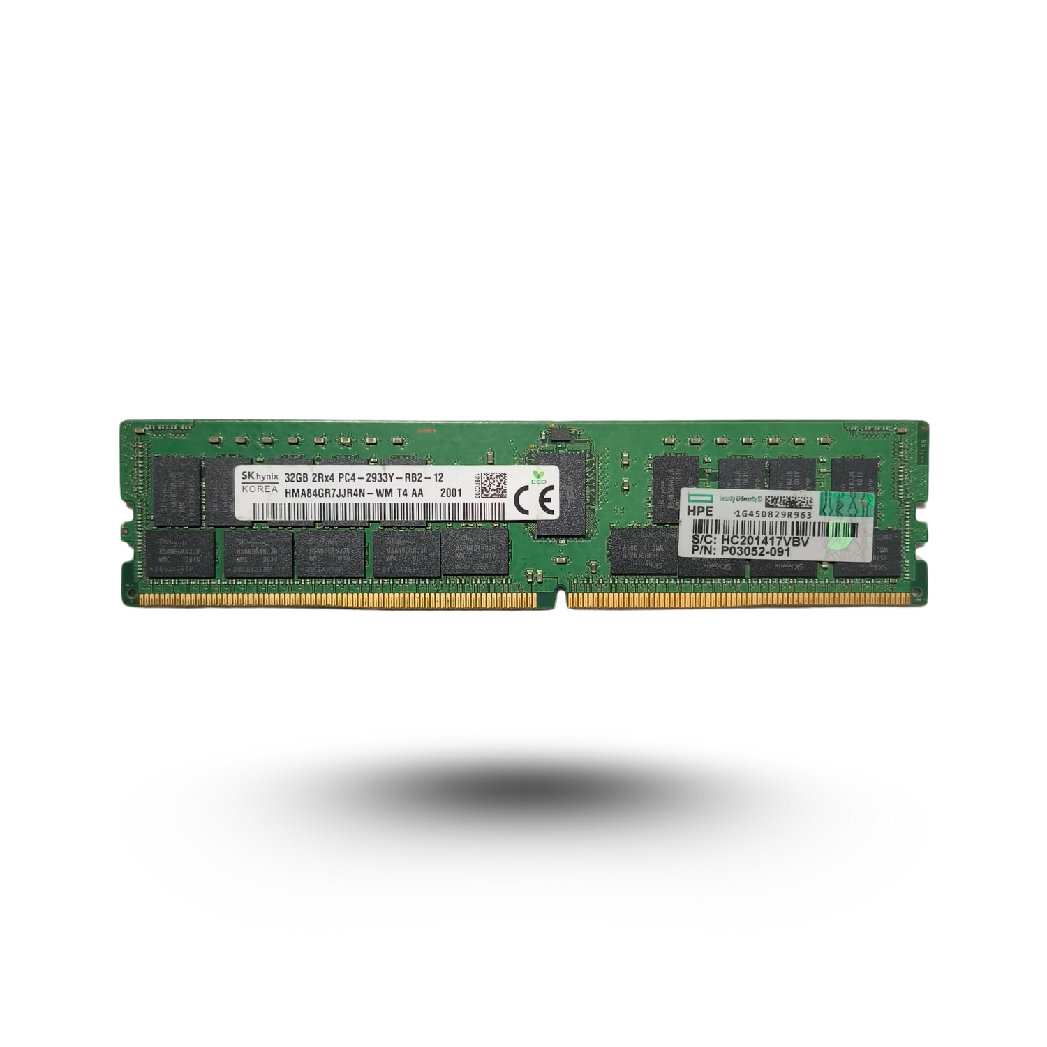 HPE Memory 32-GB (1x32GB) Dual Rank x4 DDR4-2933 - HPE P03052-091