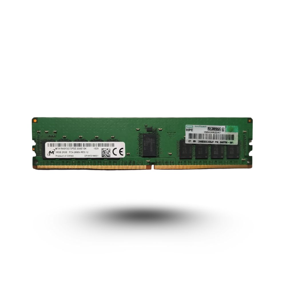 HPE MEMORY 16GB 2Rx8 DDR4-2666 - HPE 840756-091