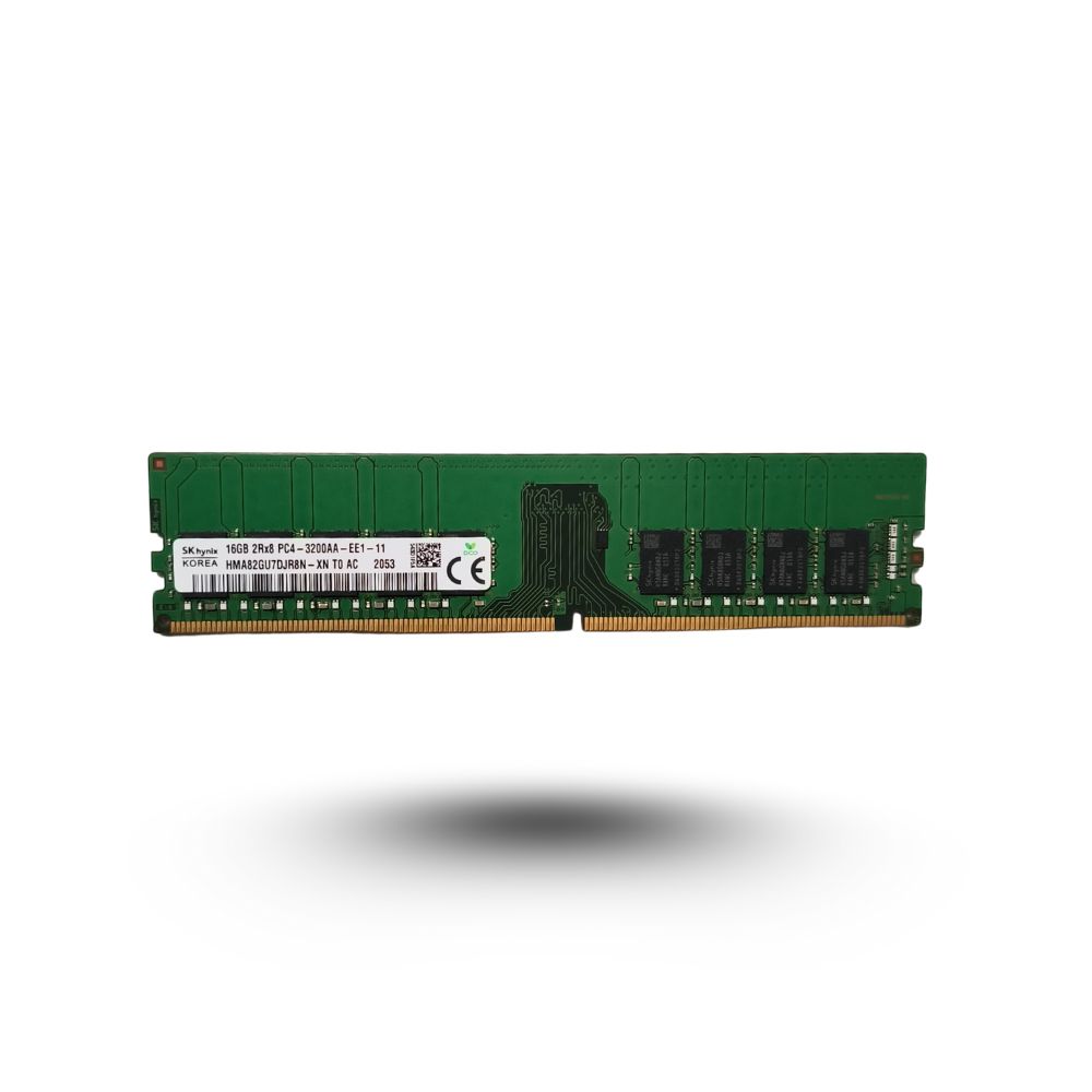 SkHynix Memory 16GB 2RX8 PC4-3200A SERVER - SkHynix HMA82GU7DJR8N-XN