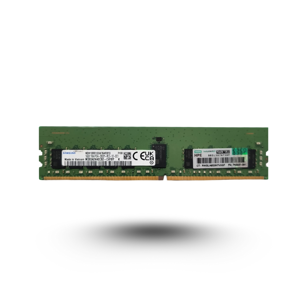 HPE 16-GB (1x16GB) Single Rank x4 DDR4-2933 - HP P03051-091