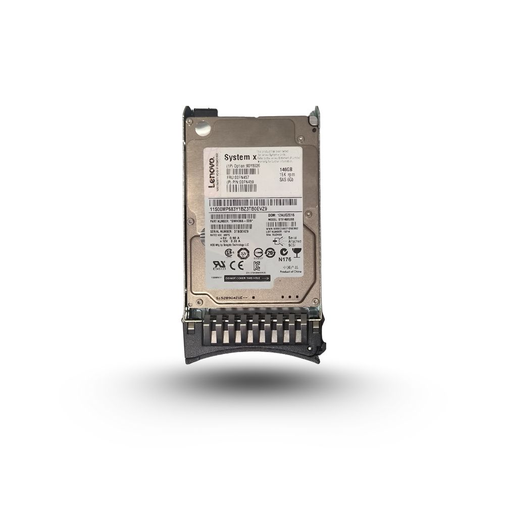 LENOVO 146GB 15K 6G SAS SFF G2HS HDD - LENOVO 00FN457