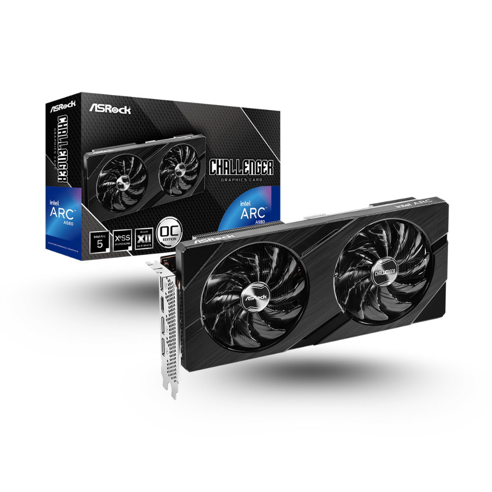 ASRock Intel ARC A580 8GB GDDR6 - Challenger 8GB OC