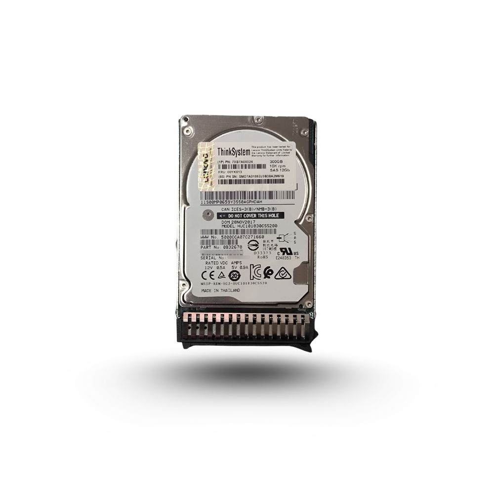 Lenovo 300GB 10K SAS 12Gb 2.5Inch - LENOVO 00YK013