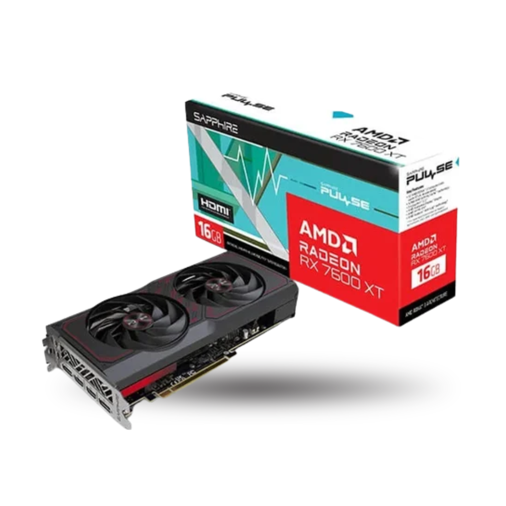 Sapphire PULSE Radeon RX 7600 XT 16GB GDDR6 Gaming OC