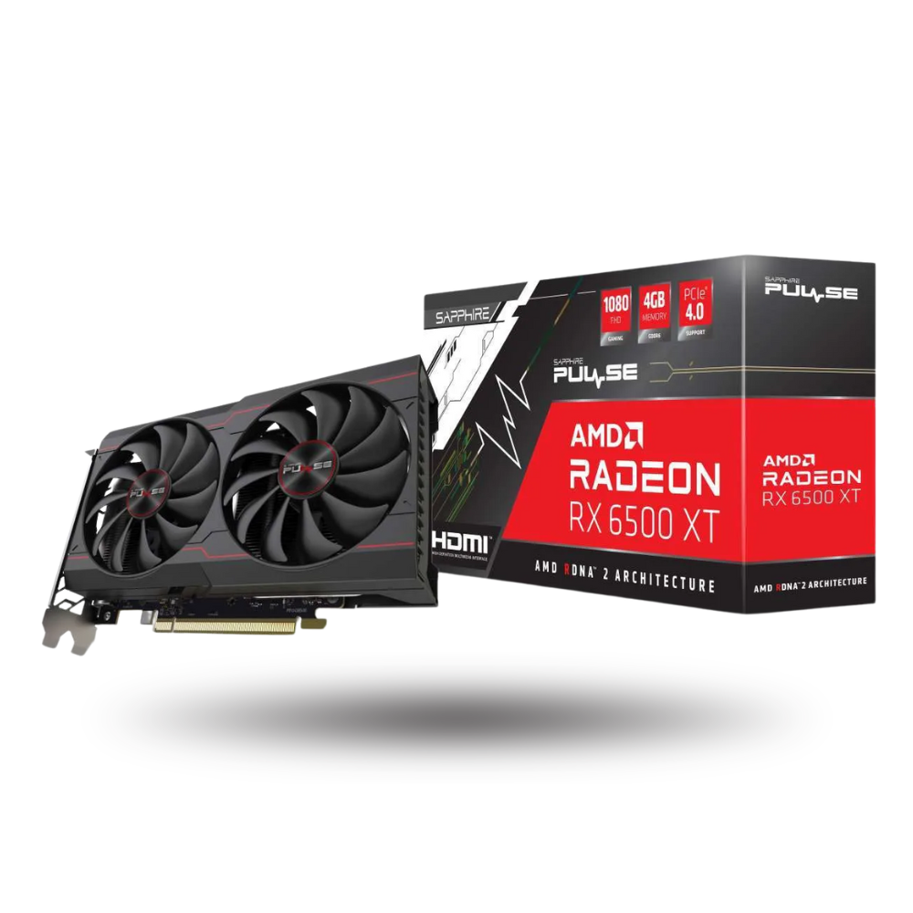 Sapphire PULSE Radeon RX 6500 XT 4GB GDDR6 Gaming OC