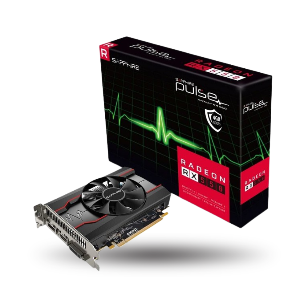 Sapphire Radeon RX 550 4GB DDR5 Pulse OC