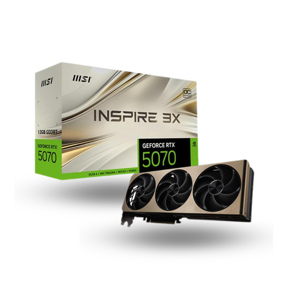 MSI GeForce RTX 5070 12GB GDDR7 - Inspire 3X OC