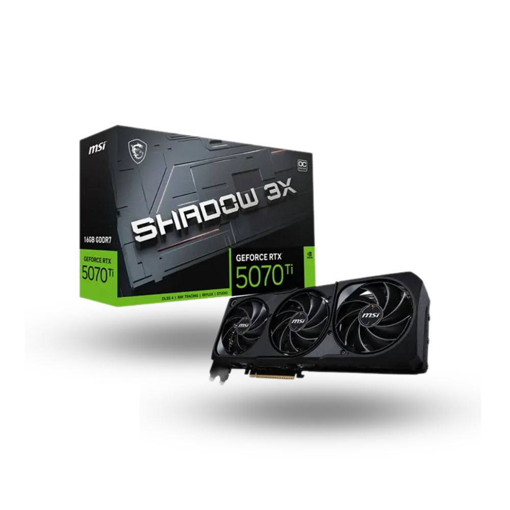 MSI GeForce RTX 5070 Ti 16GB GDDR7 - Shadow 3X OC