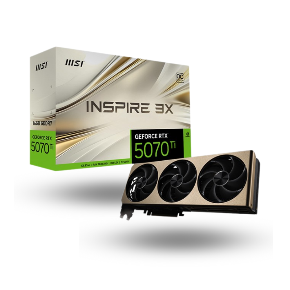 MSI GeForce RTX 5070 Ti 16GB GDDR7 - Inspire 3X OC PLUS