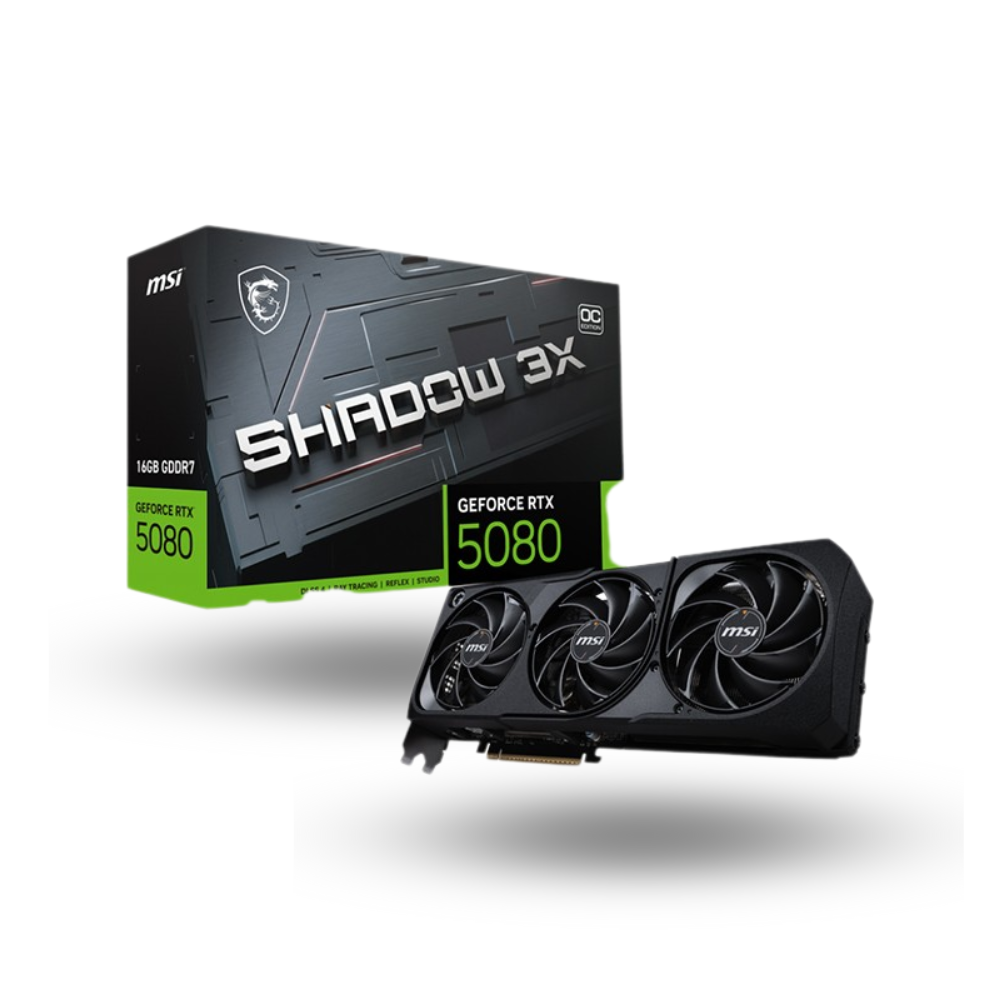 MSI GeForce RTX 5080 16GB GDDR7 - Shadow 3X OC
