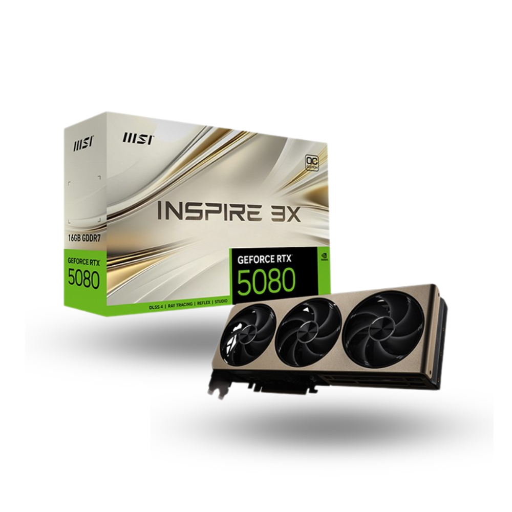 MSI GeForce RTX 5080 16GB GDDR7 - Inspire 3X OC