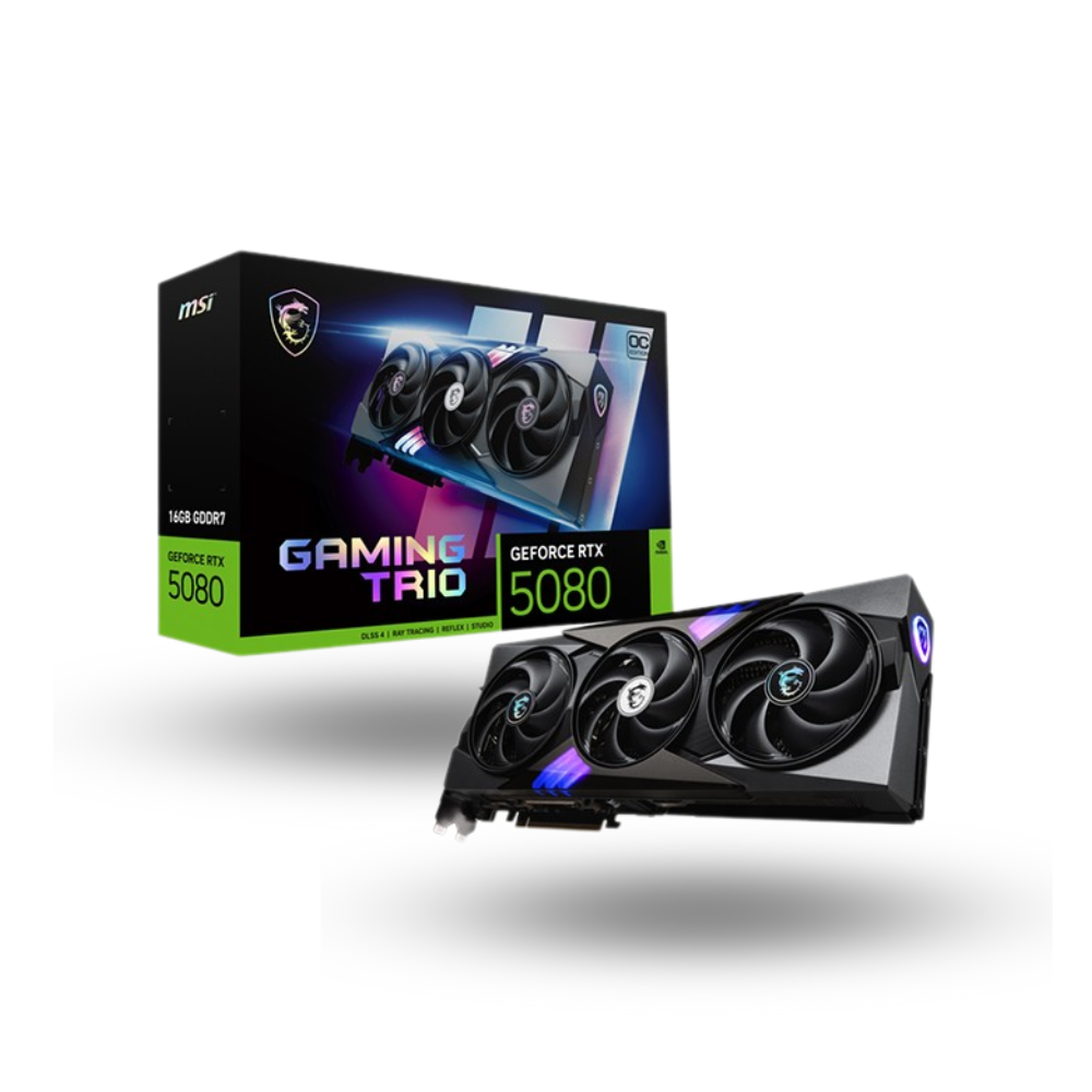 MSI GeForce RTX 5080 16GB GDDR7 - Gaming TRIO OC