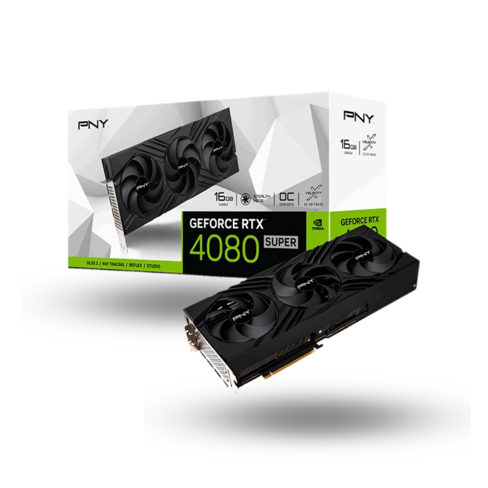 PNY GeForce RTX 4080 SUPER 16GB GDDR6X VERTO OC Triple Fan