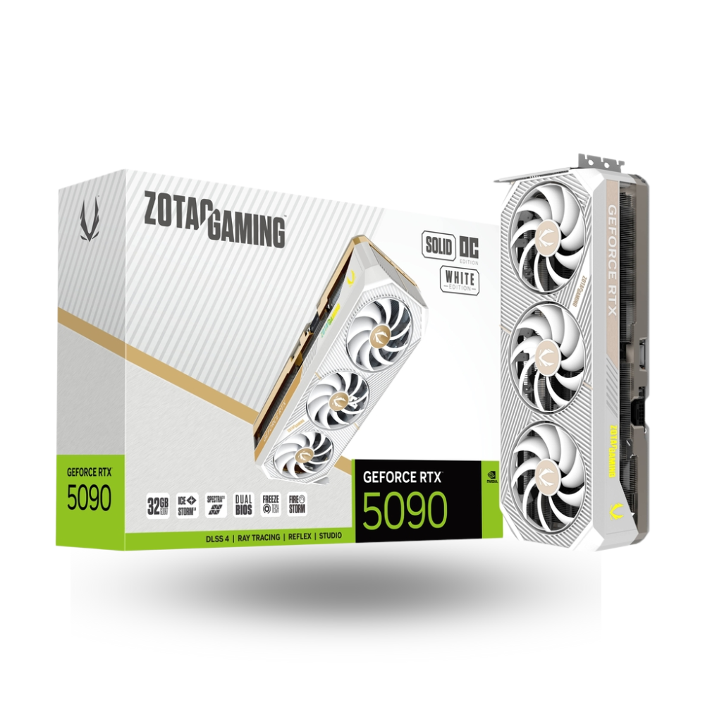 Zotac GeForce RTX 5090 32GB GDDR7 SOLID OC White