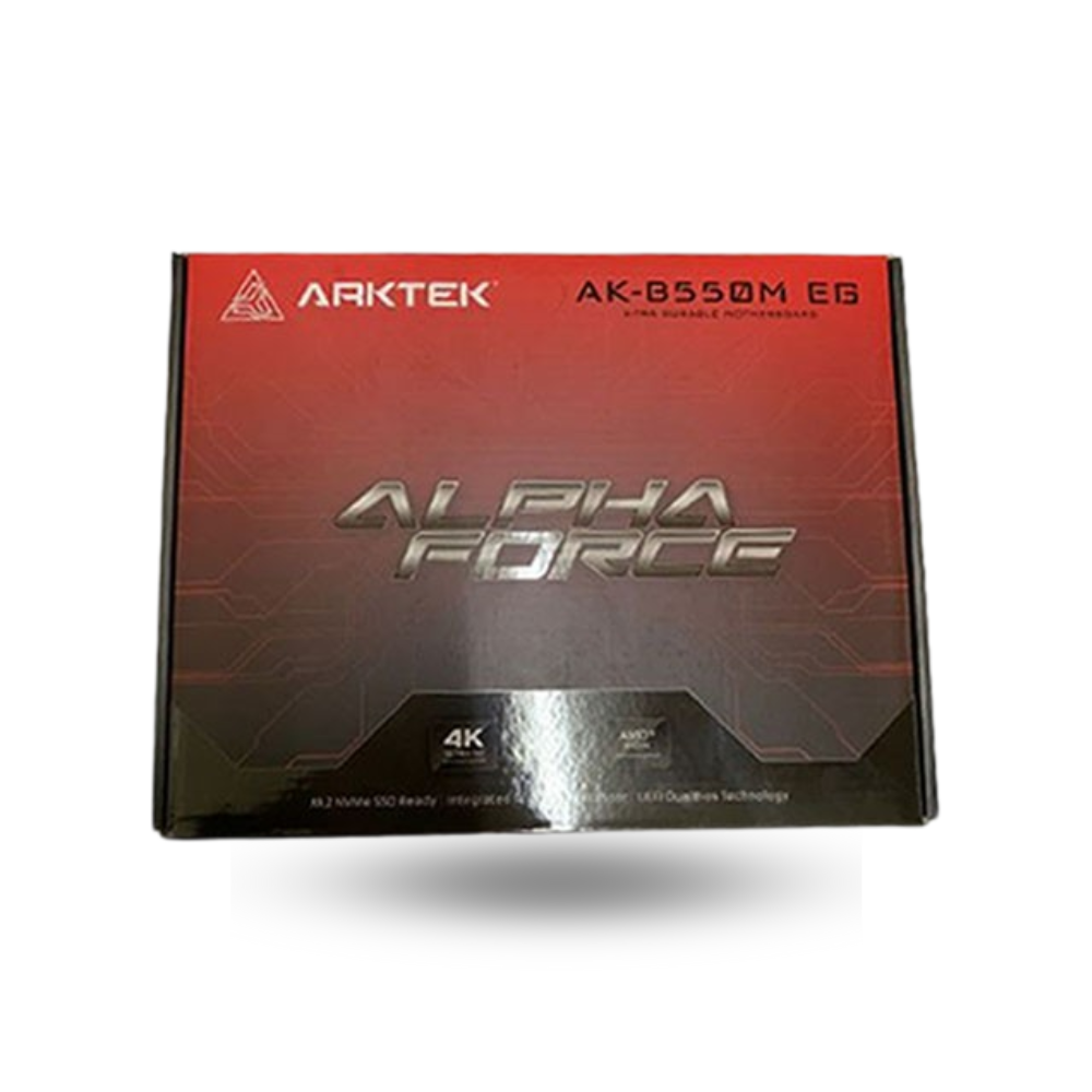 Arktek Alpha Force AK-B550M EG (AM4, AMD B550, DDR4, USB3.2, SATA3, M.2 NVME Ready, HDMI+VGA, Gigabit LAN)