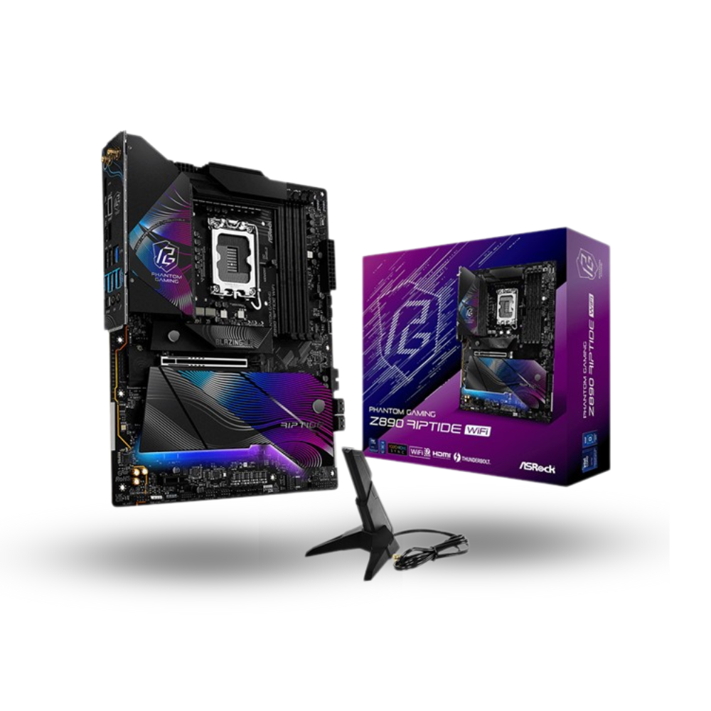 ASRock Z890 Riptide WIFI (LGA1851, Z890, DDR5, USB3.2 Gen2x2 Type-C, SATA3)
