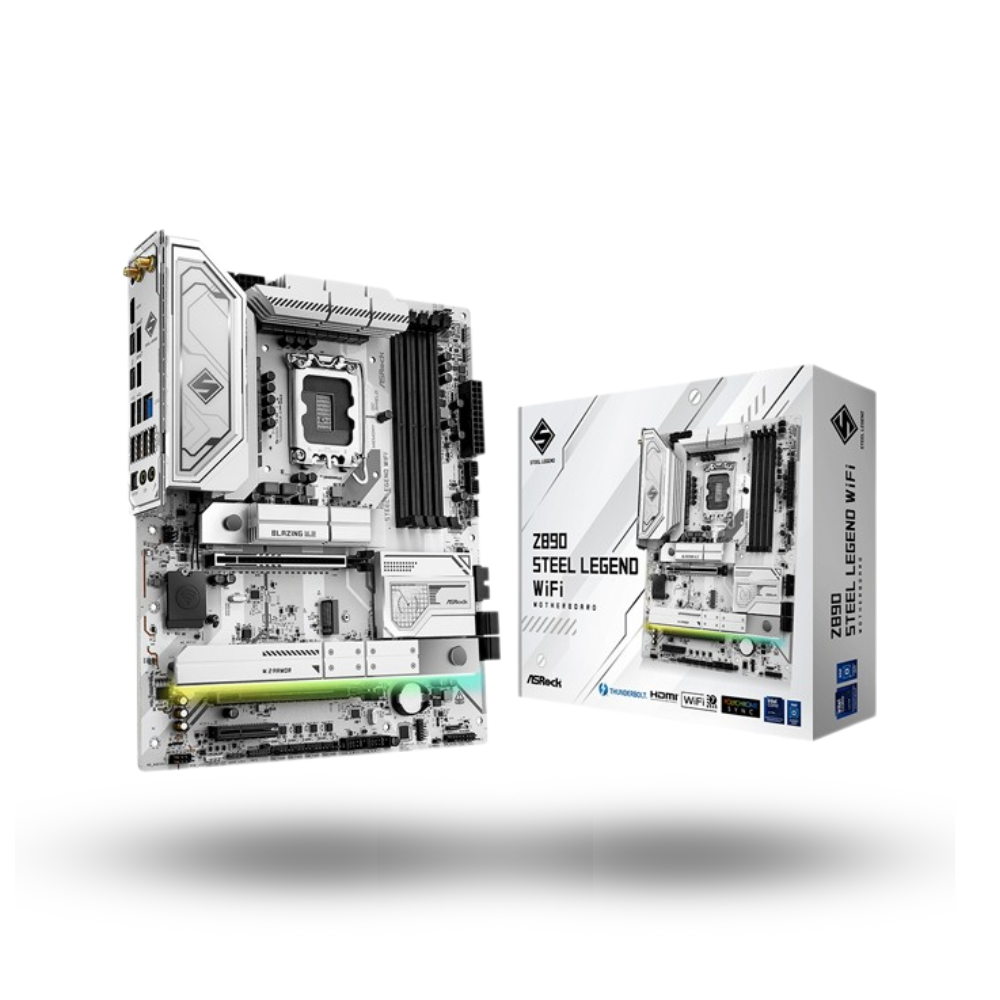 ASRock Z890 Steel Legend WIFI (LGA1851, Z890, DDR5, USB3.2 Gen2x2 Type-C, SATA3)