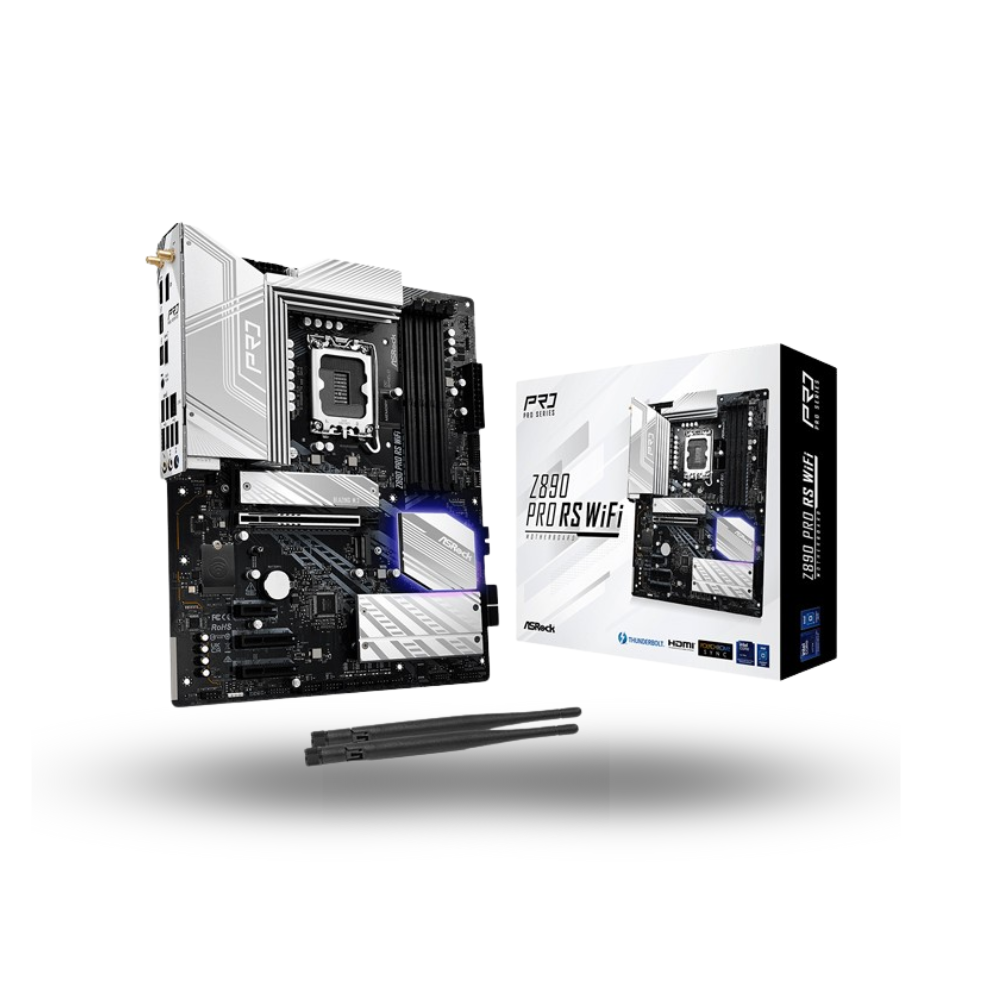 ASRock Z890 Pro RS WIFI (LGA1851, Z890, DDR5, USB3.2 Gen2x2 Type-C, SATA3)