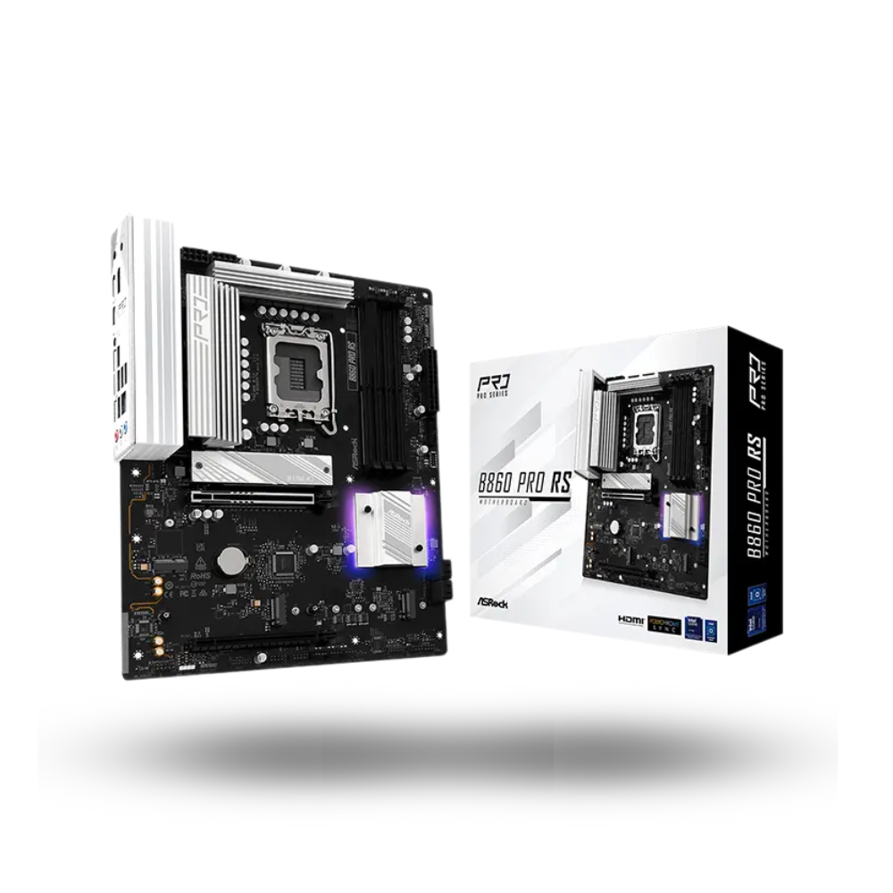 ASRock B860 Pro RS (LGA1851, B860, DDR5, USB3.2 Gen2 Type-C, SATA3)
