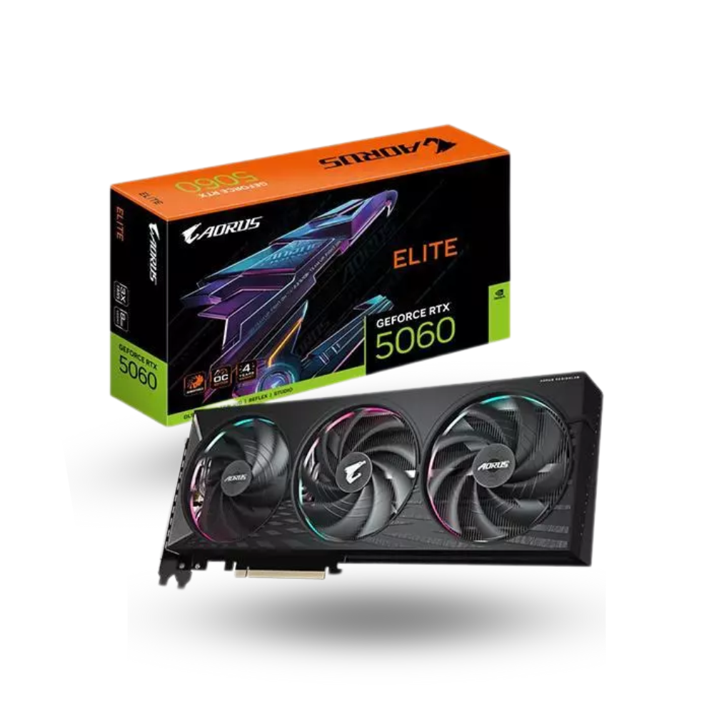 Gigabyte GeForce RTX 5060 8GB GDDR7 Aorus Elite - GV-N5060AORUS E-8GD
