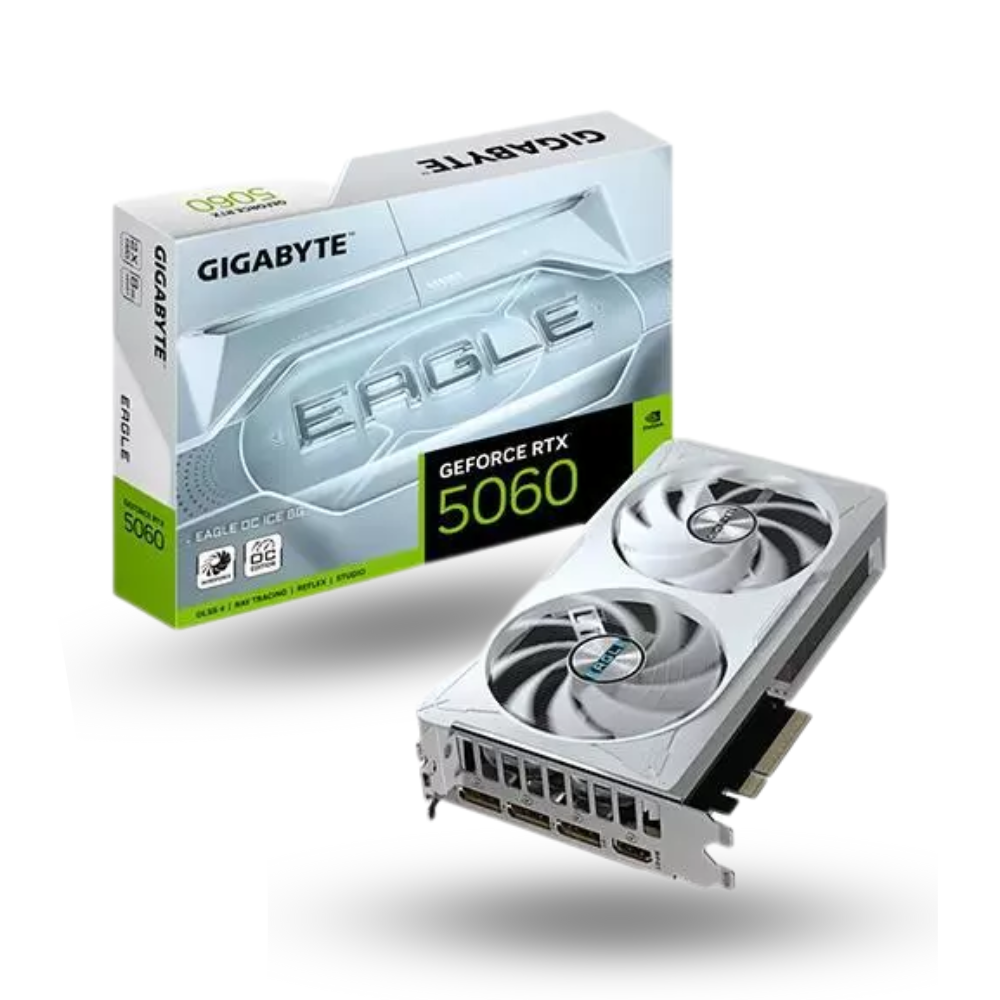 Gigabyte GeForce RTX 5060 8GB GDDR7 Eagle OC ICE - GV-N5060EAGLEOC ICE-8GD