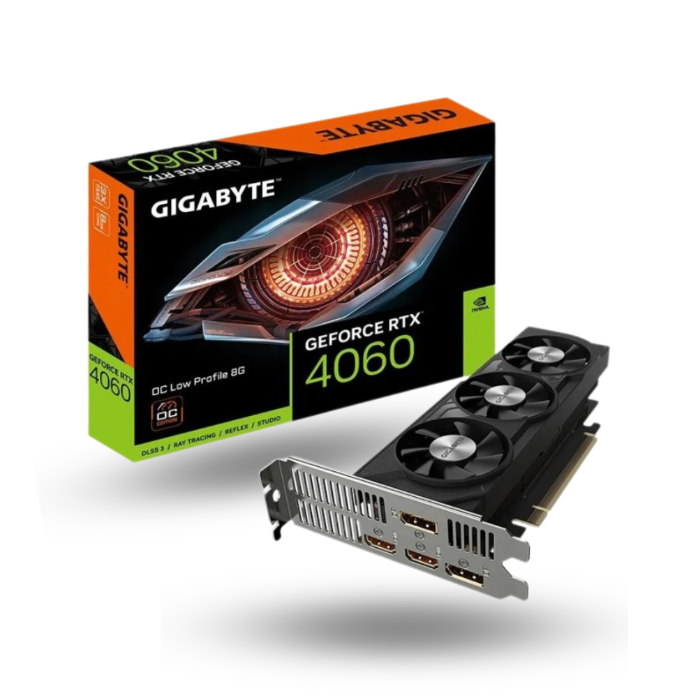 Gigabyte GeForce RTX 4060 8GB GDDR6 OC Low Profile - GV-N4060OC-8GL