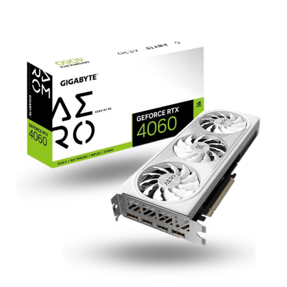 Gigabyte GeForce RTX 4060 8GB GDDR6 AERO OC - GV-N4060AERO OC-8GD