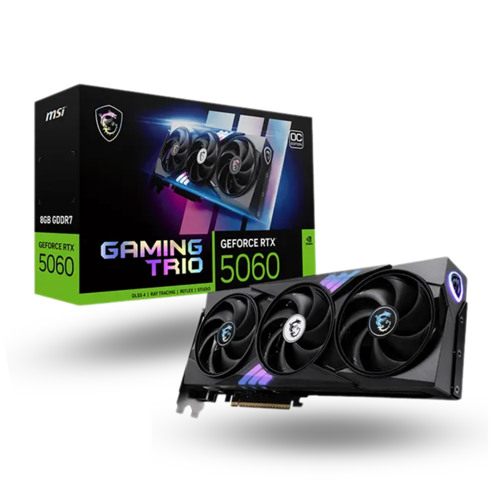 MSI GeForce RTX 5060 8GB GDDR7 - Gaming TRIO OC