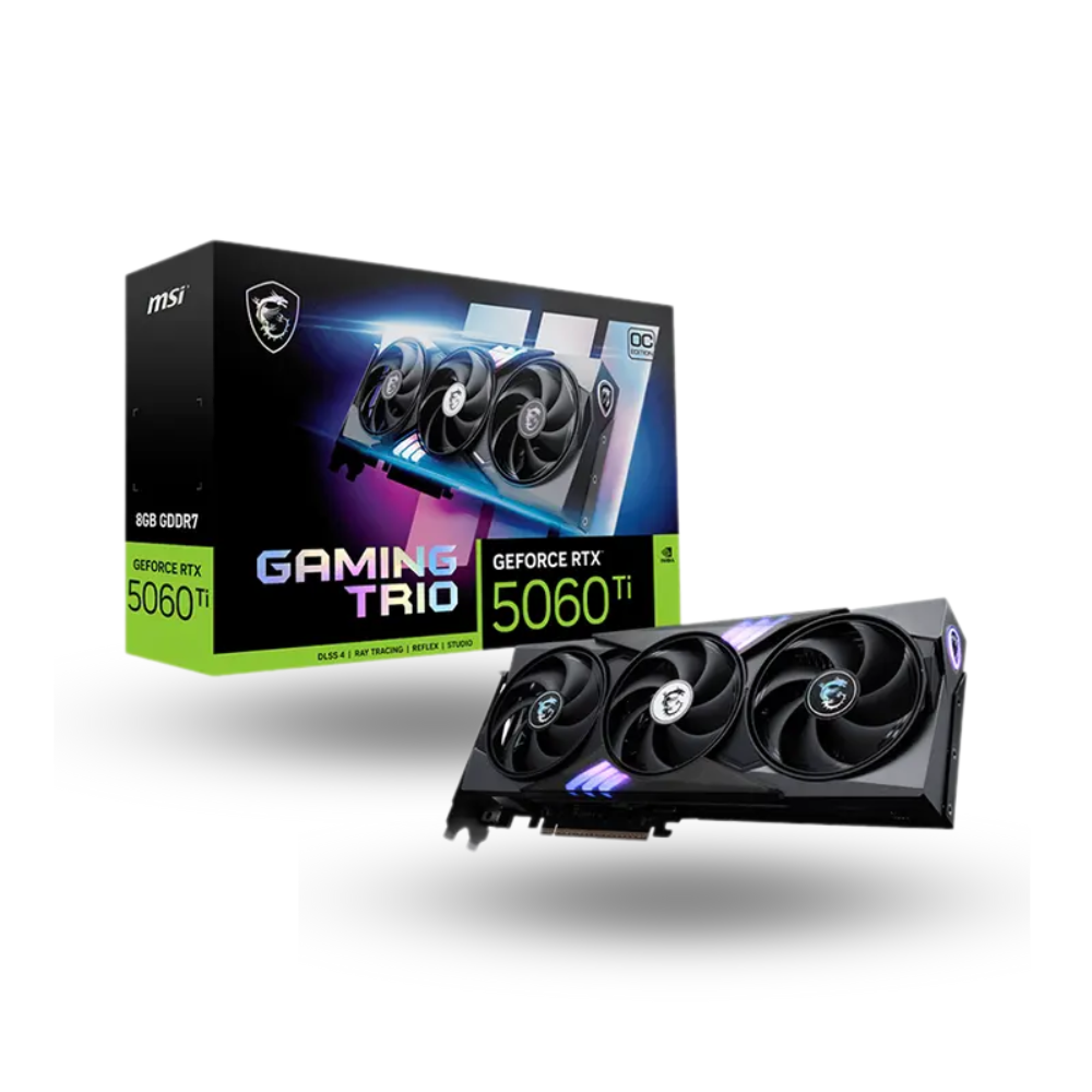MSI GeForce RTX 5060 Ti 8GB GDDR7 - Gaming TRIO OC