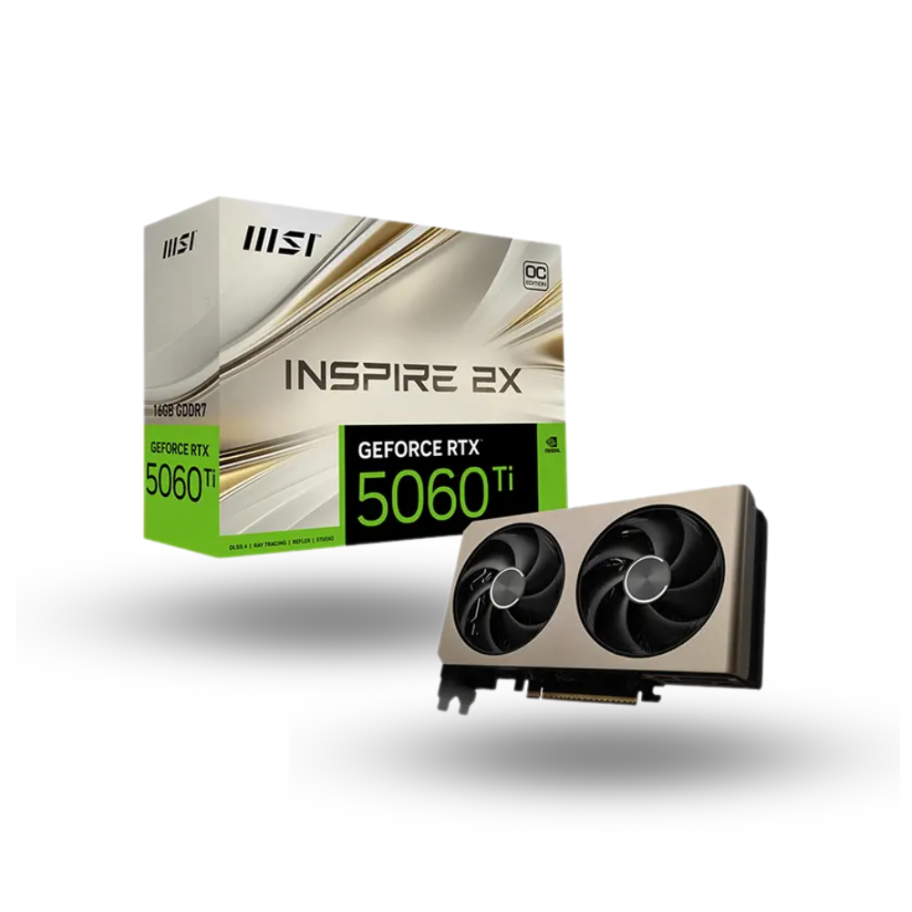 MSI GeForce RTX 5060 Ti 16GB GDDR7 - Inspire 2X OC
