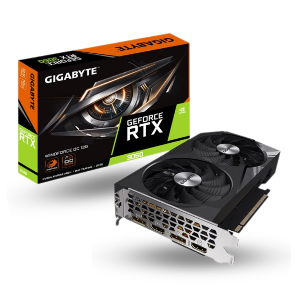 Gigabyte GeForce RTX 3060 12GB GDDR6 Windforce OC - GV-N3060WF2OC-12GD