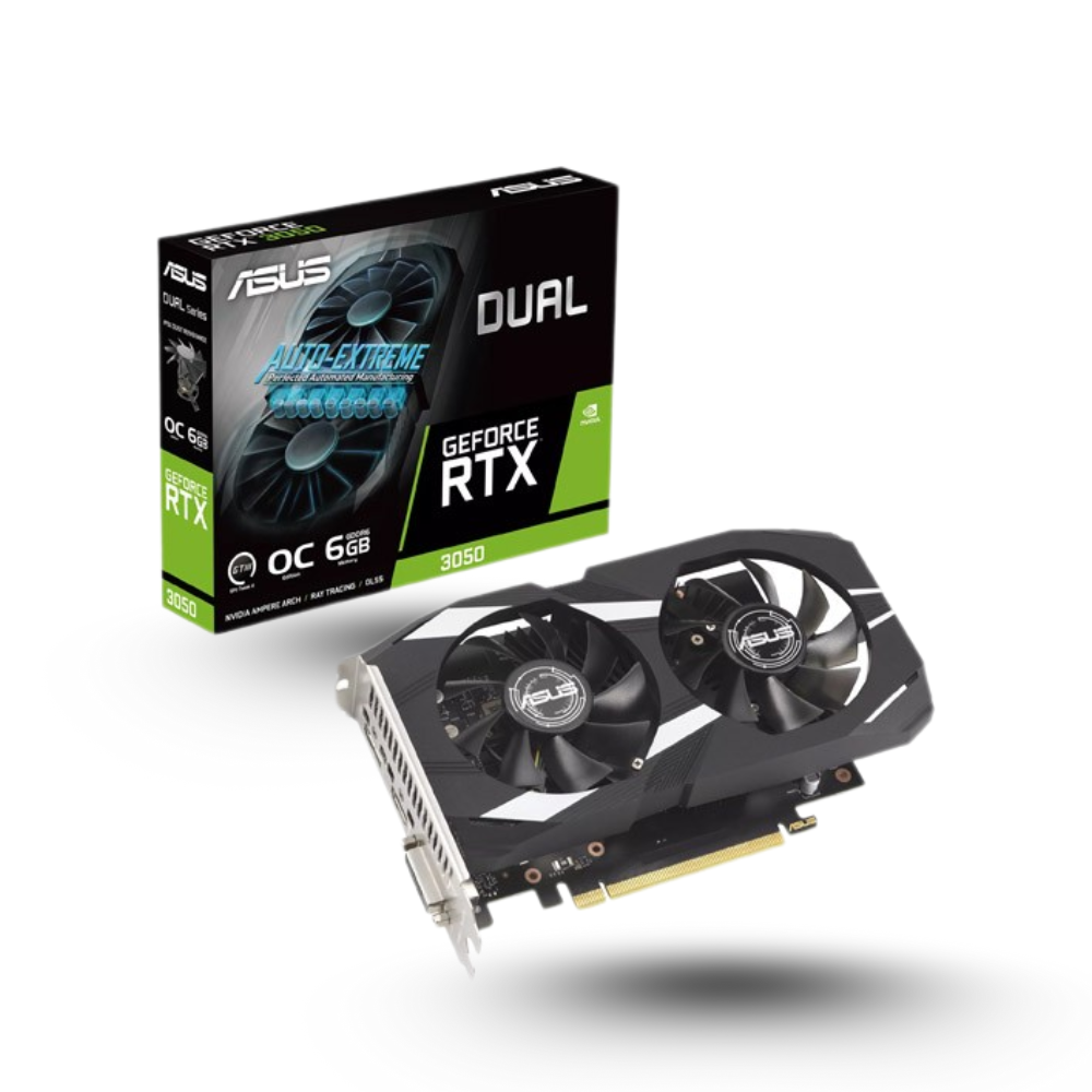 Asus GeForce RTX 3050 6GB GDDR6 - Dual OC Edition