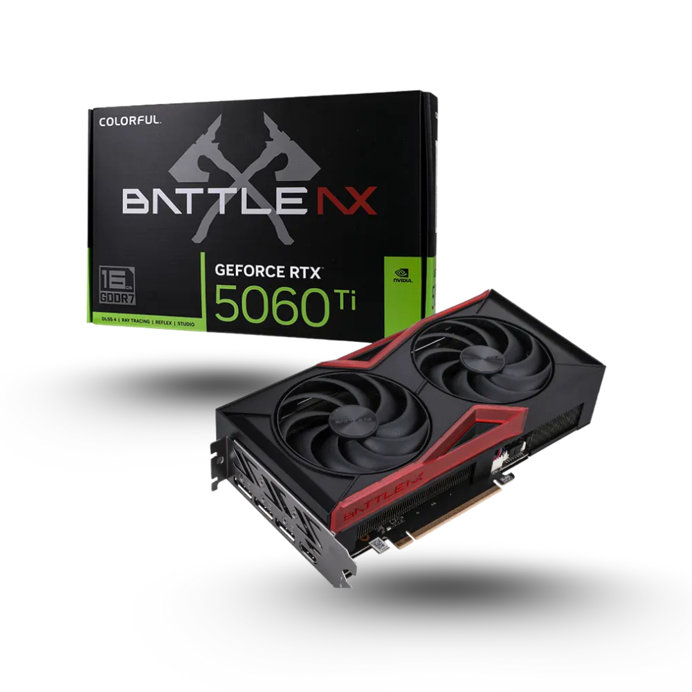 Colorful GeForce RTX 5060 Ti 16GB GDDR7 Battle AX DUO 16GB-V