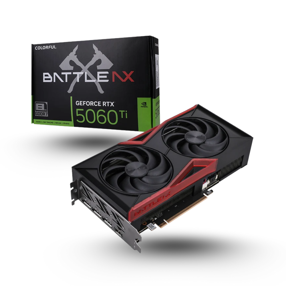 Colorful GeForce RTX 5060 Ti 8GB GDDR7 Battle AX DUO 8GB-V