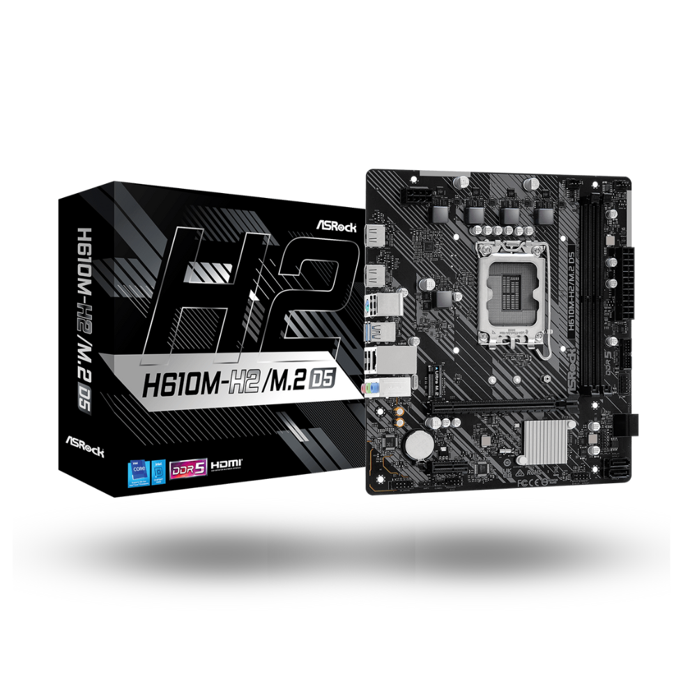 ASRock H610M-H2/M.2 D5 (LGA1700, H610, DDR5, USB3.2, SATA3)