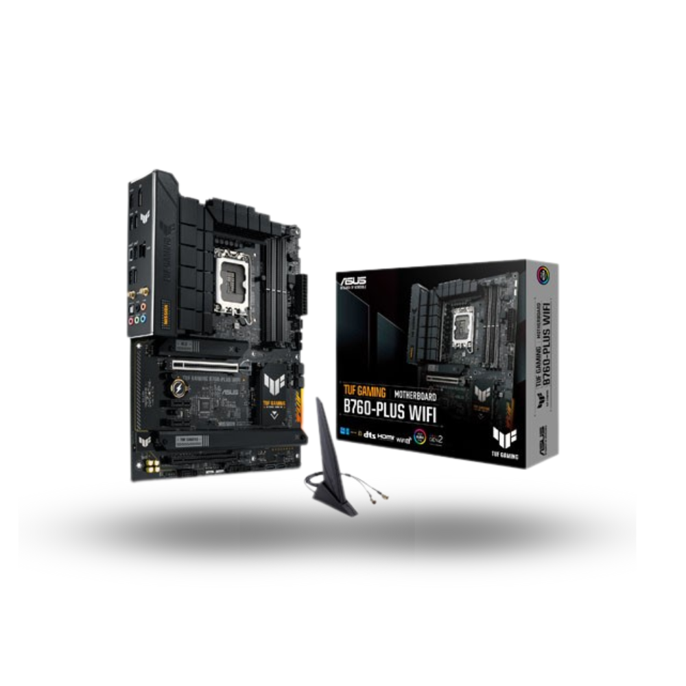 Asus TUF Gaming B760-PLUS WIFI (LGA1700, B760, DDR5, USB3.2 Type-C, SATA3)
