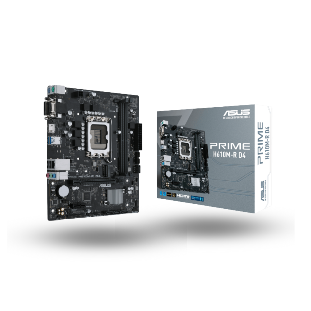 Asus PRIME H610M-R D4 (LGA1700, H610, DDR4, USB3.2, SATA3)