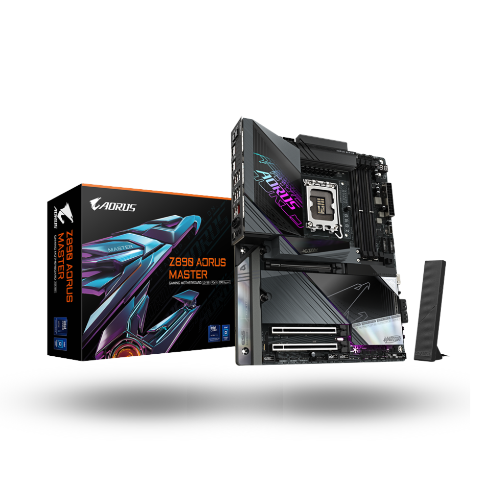 Gigabyte Z890 Aorus Master (LGA1851, Z890, DDR5, USB3.2 Gen2x2 Type-C, SATA3)